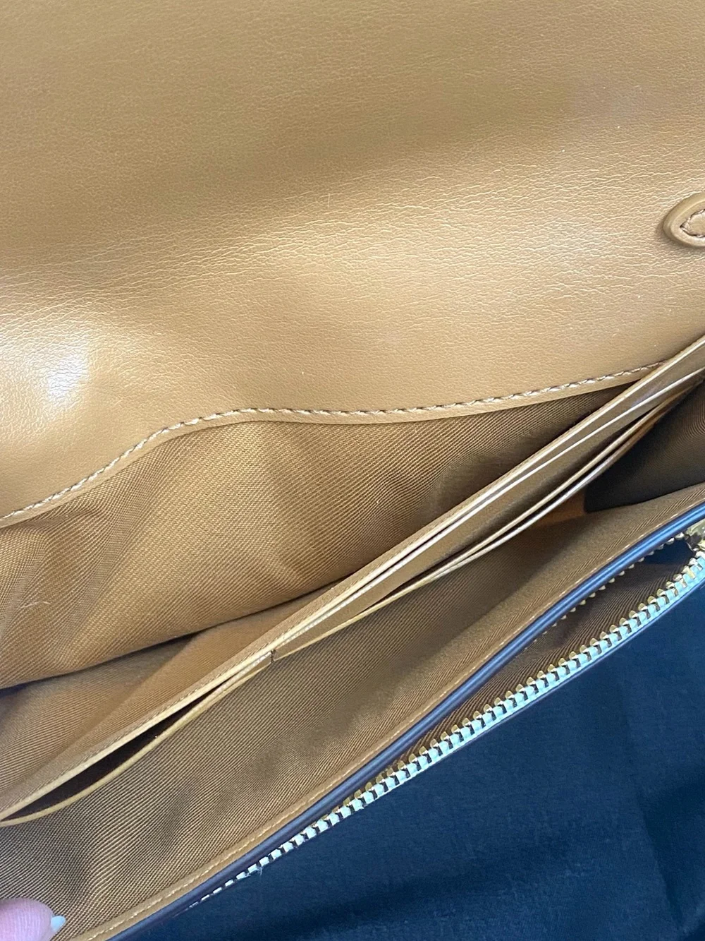 Coach Signature Crossbody Wallet with Gold Hardware Chalk Ivory Removable Strap